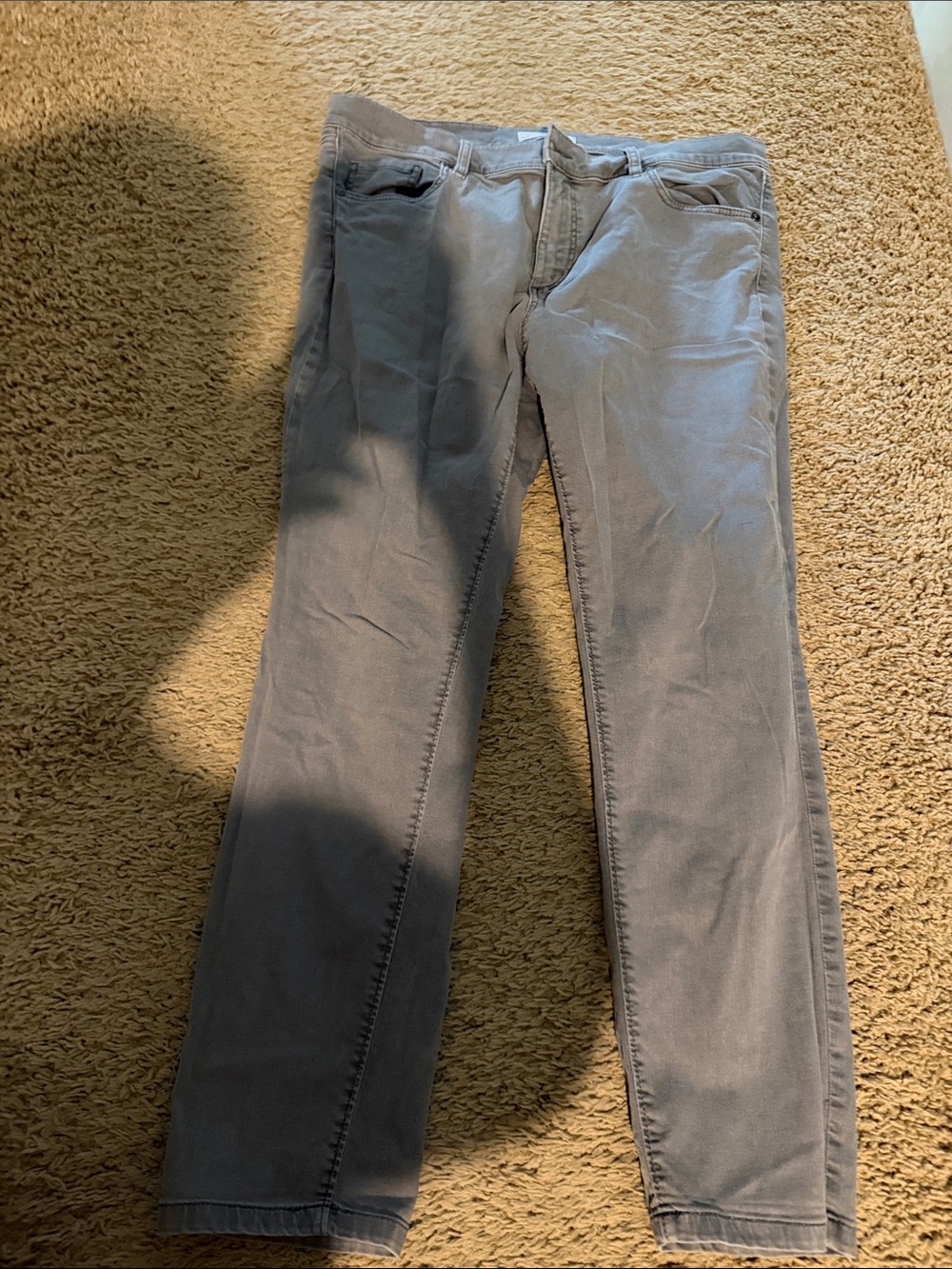 Loft gray skinny jeans